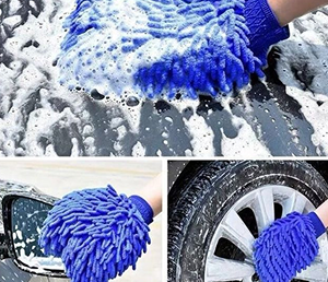One Sided Microfiber Wash Mit for Car Cleaning Mitts